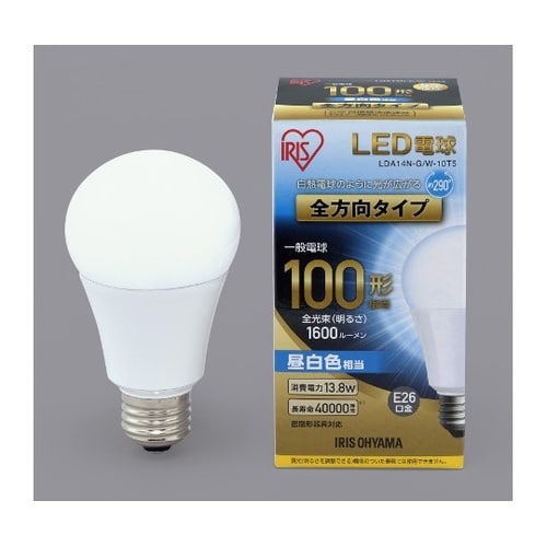 LDA14N−G/W−10T5LED電球