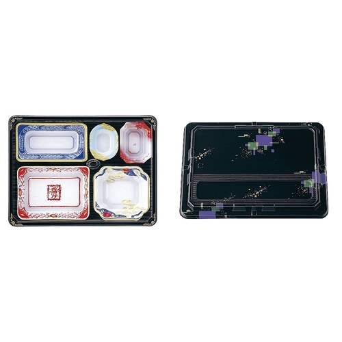 XAZ4201 会席膳セット 蓋三彩