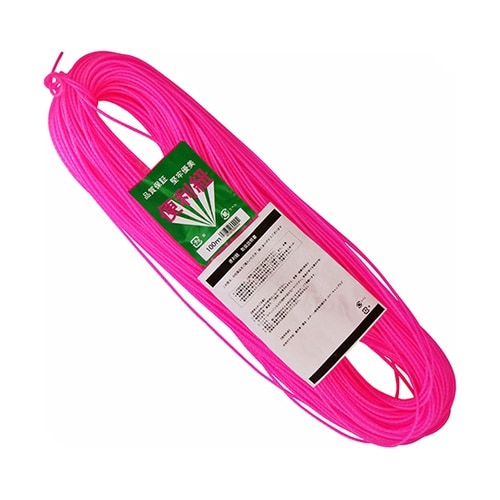 100m 便利紐(田引ロープ) ピンク