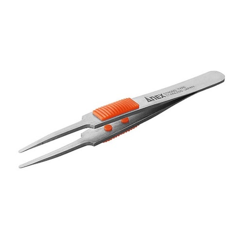 No.211 ステンレスピンセット先丸型