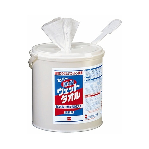 セハー除菌ウェットタオル 容器入 1ケー