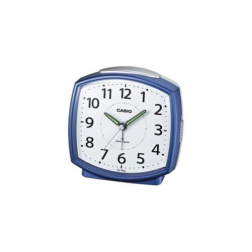 TQ740J2JF電波アラーム時計青