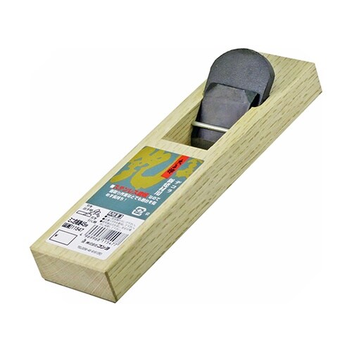 ミニ合板鉋 ステンレス板付き (面取鉋)