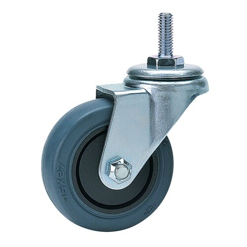 R75Q ねじ込み単独キャスター ゴム車