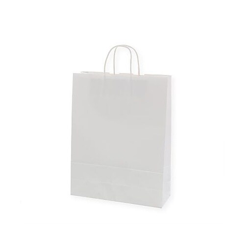 003235801 手提げ紙袋 晒白無地