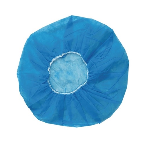 7047 不織布ヘアキャップ 青