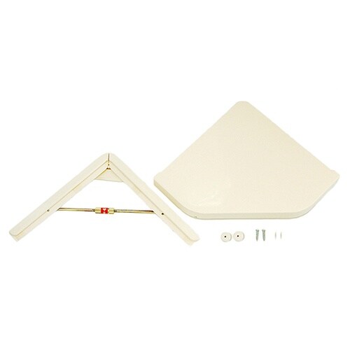 AP−039W ツッパリ三角棚 ミニ 白