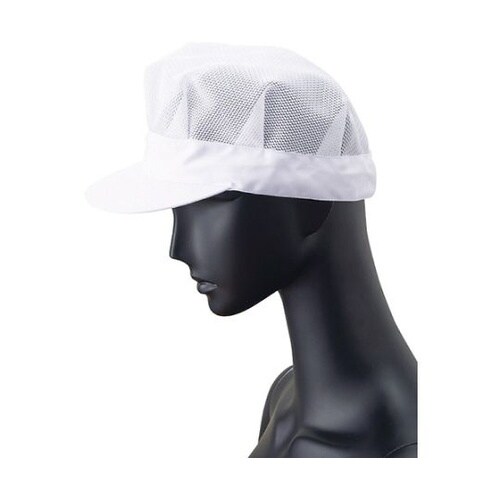 FH−5179 メッシュ八角帽子 白
