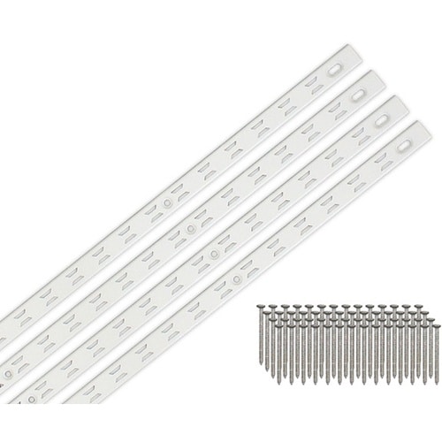 リーフ棚柱 1820mm ホワイト 4本