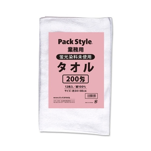 PS 白タオル 12枚×25パック入 2