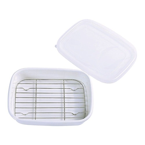 ホーローバット(アミ・蓋付) 72180