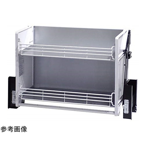 業務用エレベスイング(昇降棚)2段棚 壁