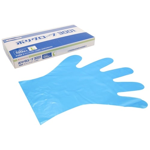 ポリ手袋 ポリグローブ 3001 箱入