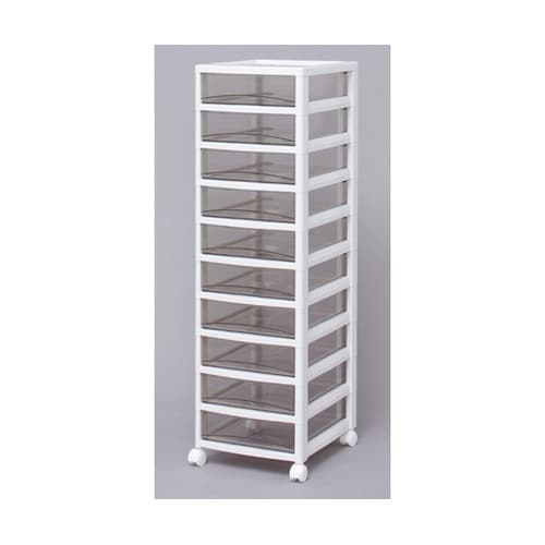 スーパークリアチェスト ホワイト/クリア