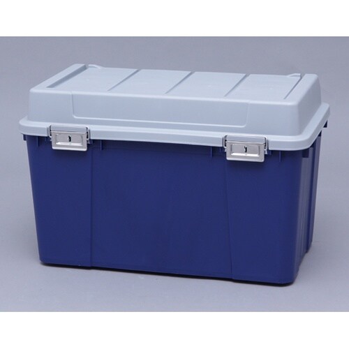 密閉バックルストッカー ダークブルー 1