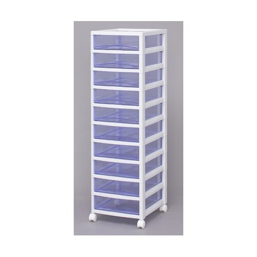 スーパークリアチェスト ホワイト/クリア