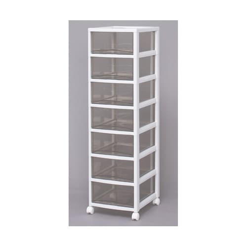 スーパークリアチェスト ホワイト/クリア