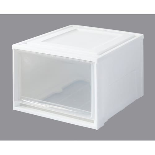 チェスト ホワイト/クリア 内寸:327