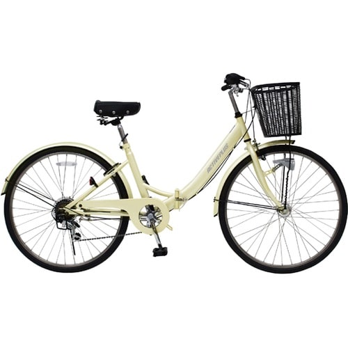 ノーパンク26インチ折畳軽快車 6段変速