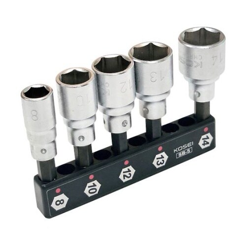 KOSEI 5pcs.ショートソケットビ