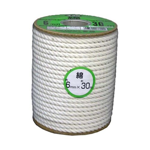 綿ロープボビン 6mm×30m RC−4