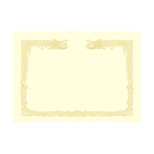 OA賞状用紙 雲なし クリーム A3判