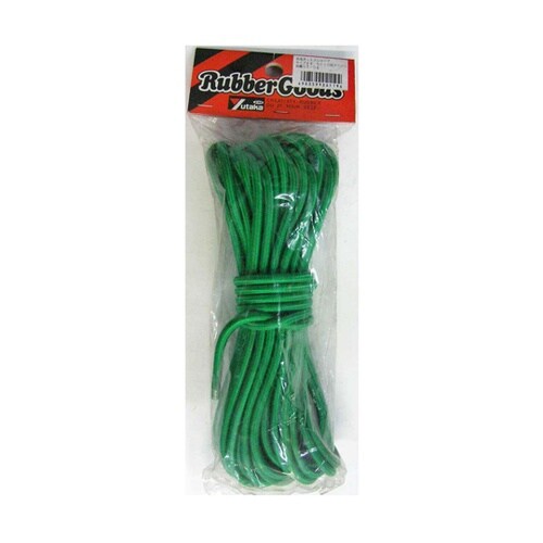 カットゴムロープ グリーン 4.5mm×