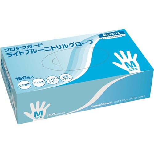 プロテクガード ライトブルー ニトリルグ