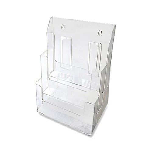 カタログスタンド A4 3段 クリア