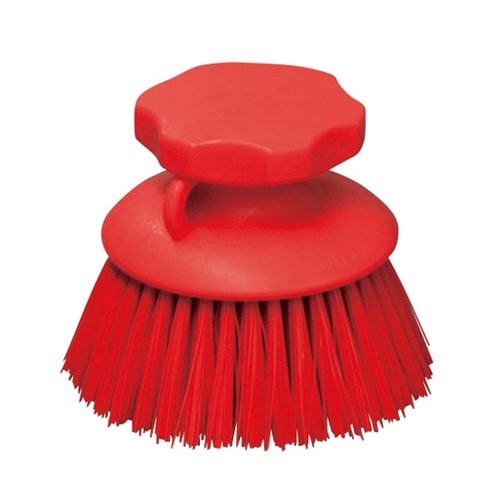 4373010HPハンドブラシ丸型レッド