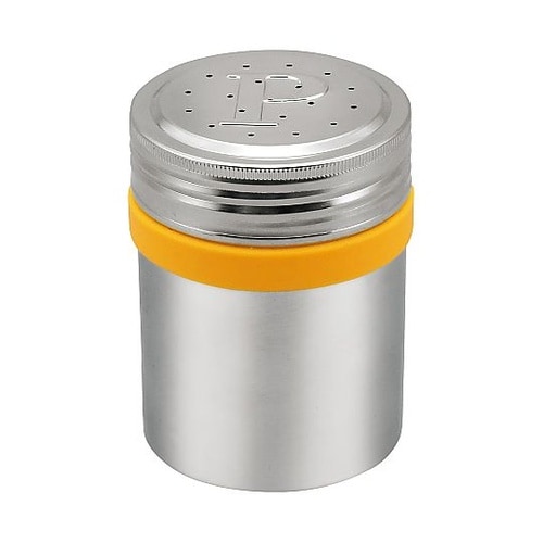 18−8 カラーバンド調味缶 イエロー