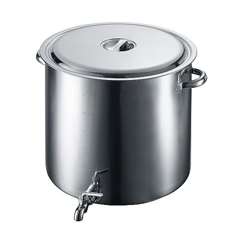 18−8 蛇口付 スープ寸胴鍋 55cm