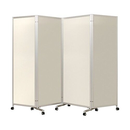 4連パーテーション H1800 アイボリ