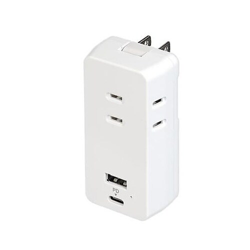 AC100V−14A タップ(USBポー