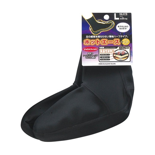 L インナーソックス 先丸 薄地 HA−