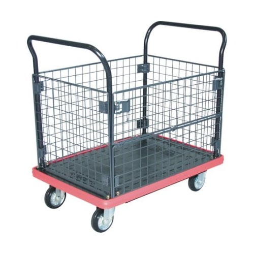 MKP307 樹脂製台車 金網付