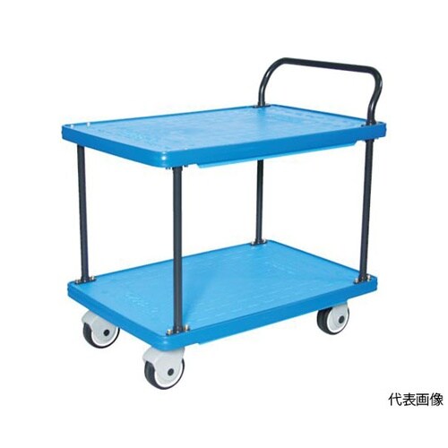 MKP304UB 樹脂製台車 片袖2段