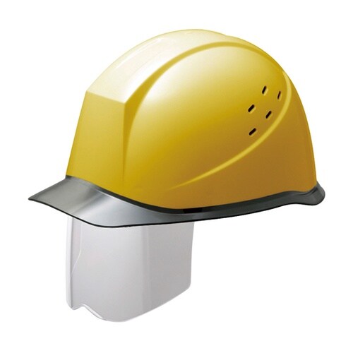 PC製ヘルメット イエロー/スモーク S