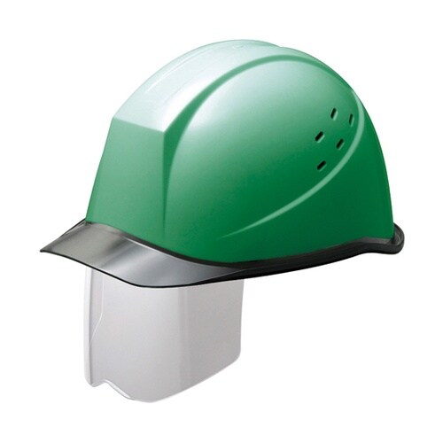 PC製ヘルメット グリーン/スモーク S