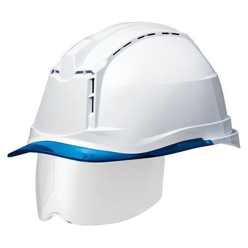 PC製ヘルメット ホワイト/ブルー SC