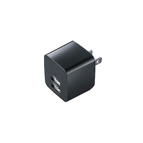 USB充電器(2ポート・合計2.4A・ブ