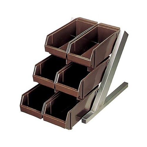 オーガナイザー 3段2列(6ヶ入)クリア