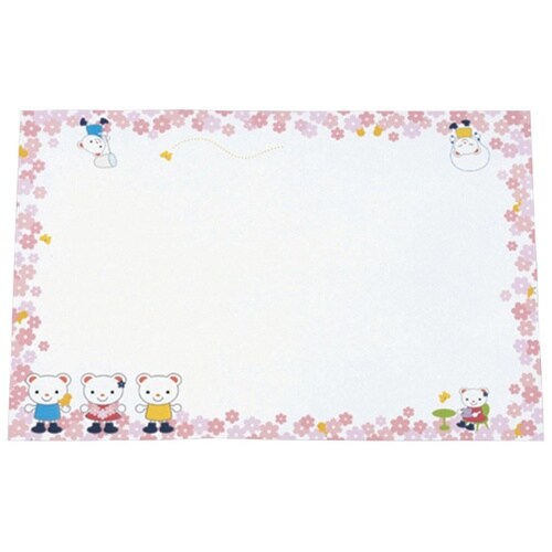 お子様テーブルマット お花畑 100枚入