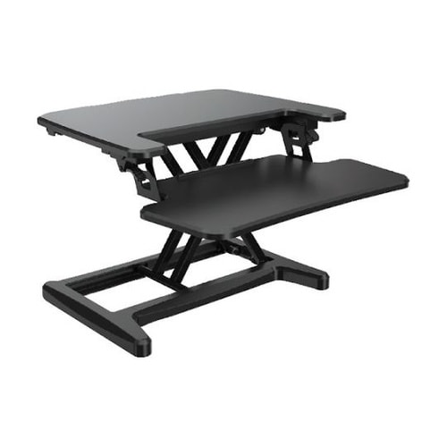 ガス圧式卓上PCデスク アルコーヴ 黒