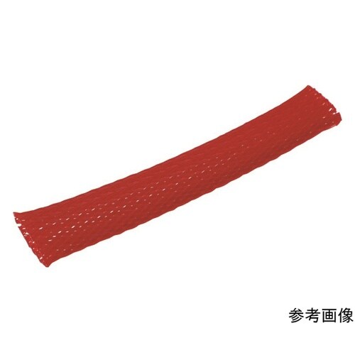 BTC25R カラー編組チューブ 赤