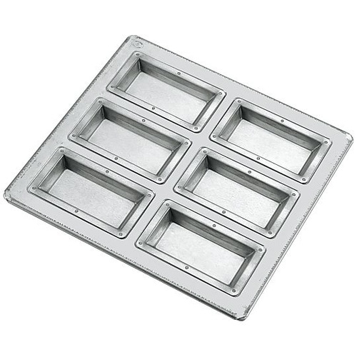 シリコン加工 フィナンシェ型 天板(6ヶ