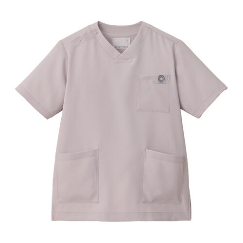 スクラブ兼用 スノーグレー M MS00