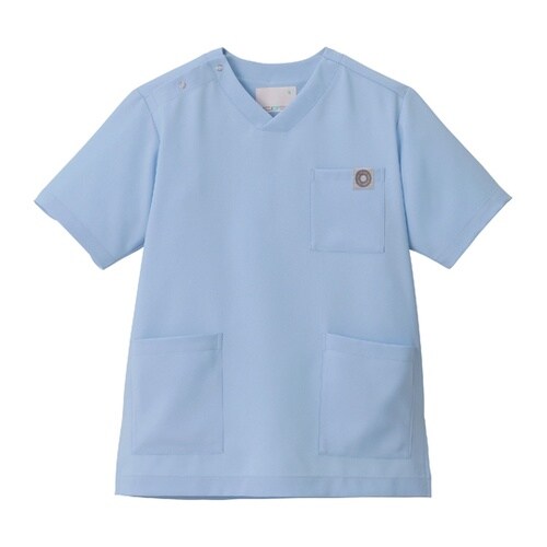 スクラブ兼用 ミストブルー M MS00