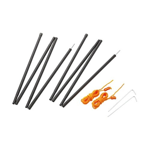 スチールポール180BK 2本セット(ロ