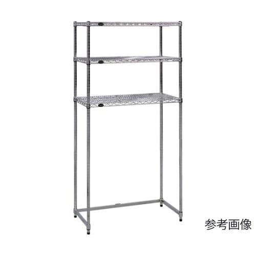スチール製メッシュラック下段開放型 W1
